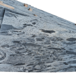 Silver leaf granite slab