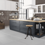 S & P White 2x2 Full Body Kitchen Flooring